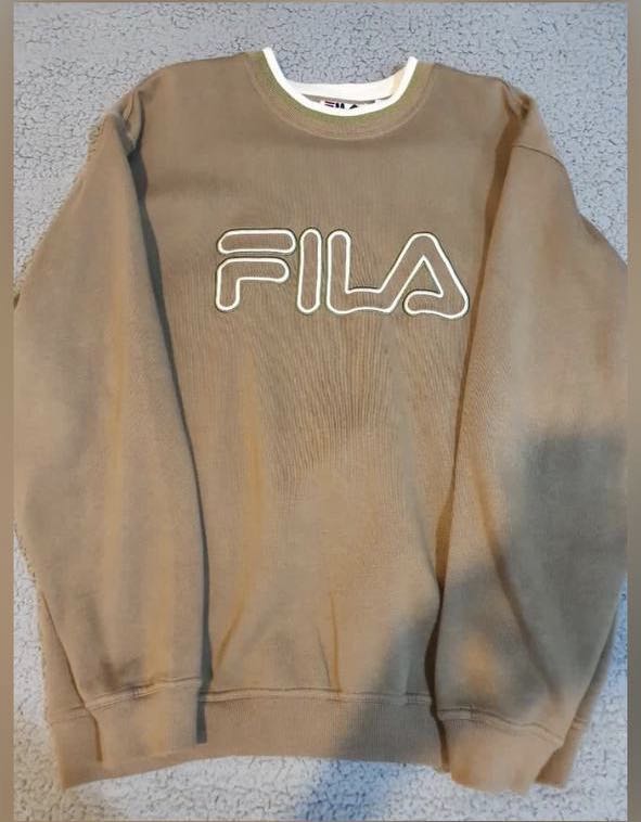 Fila beige sweater top