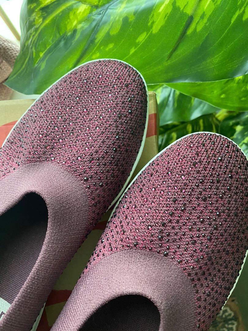 Fitflop Uberknit Ballerina Crystal Women s Fashion Footwear