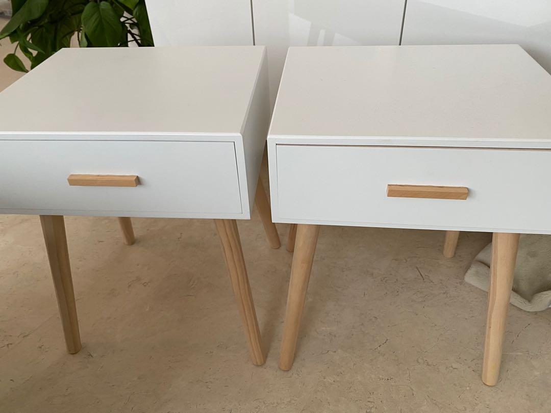 Fortytwo bedside tables x2, Furniture & Home Living, Furniture, Tables