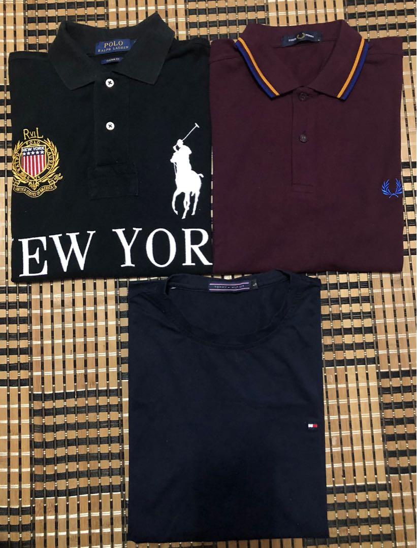 Fred Perry Twin Tipped \u0026 Polo Ralph Lauren, Men's Fashion, Tops \u0026 Sets,  Tshirts \u0026 Polo Shirts on Carousell