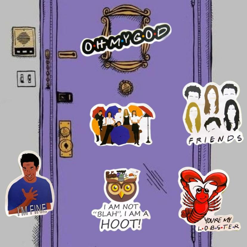 Friends Stickers Hobbies Toys Memorabilia Collectibles Stamps Prints On Carousell