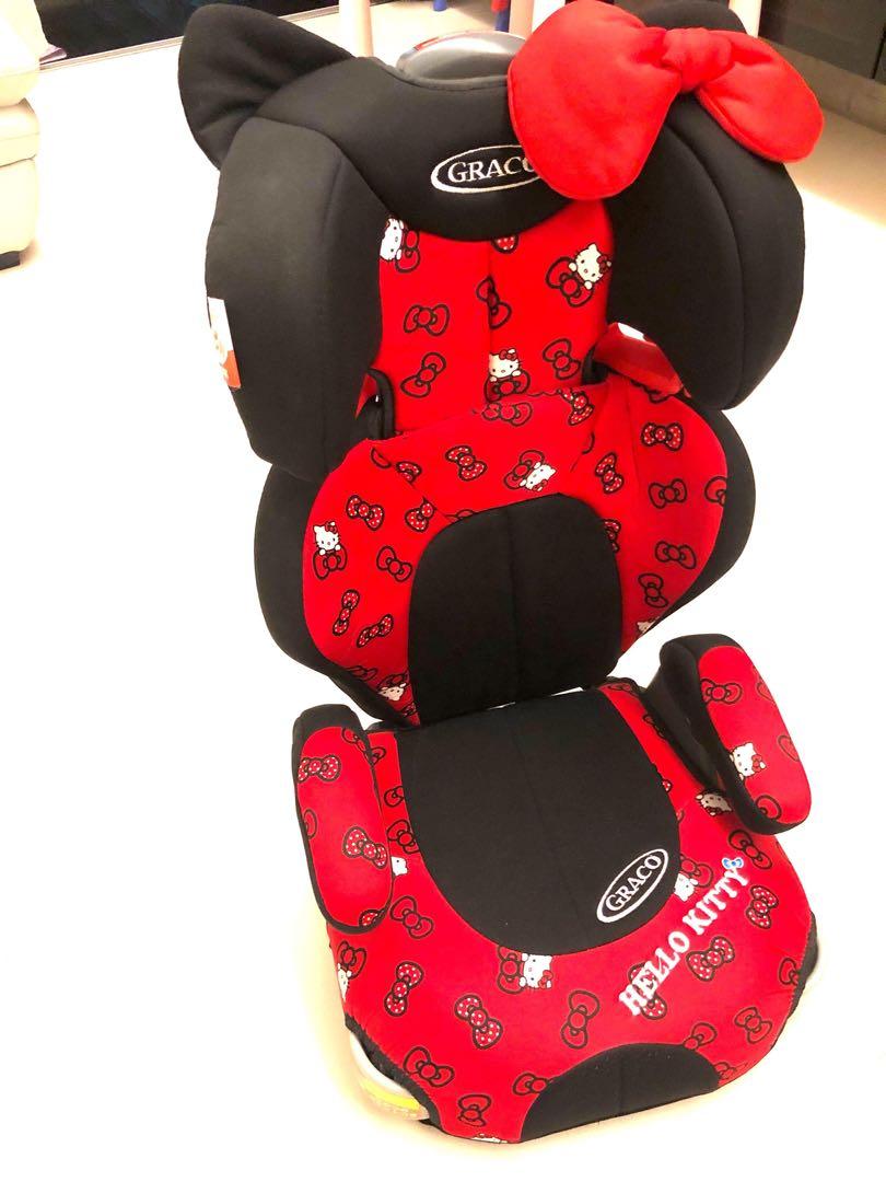 Graco hello kitty car seat and booster Babies Kids Going Out Car Seats on Carousell