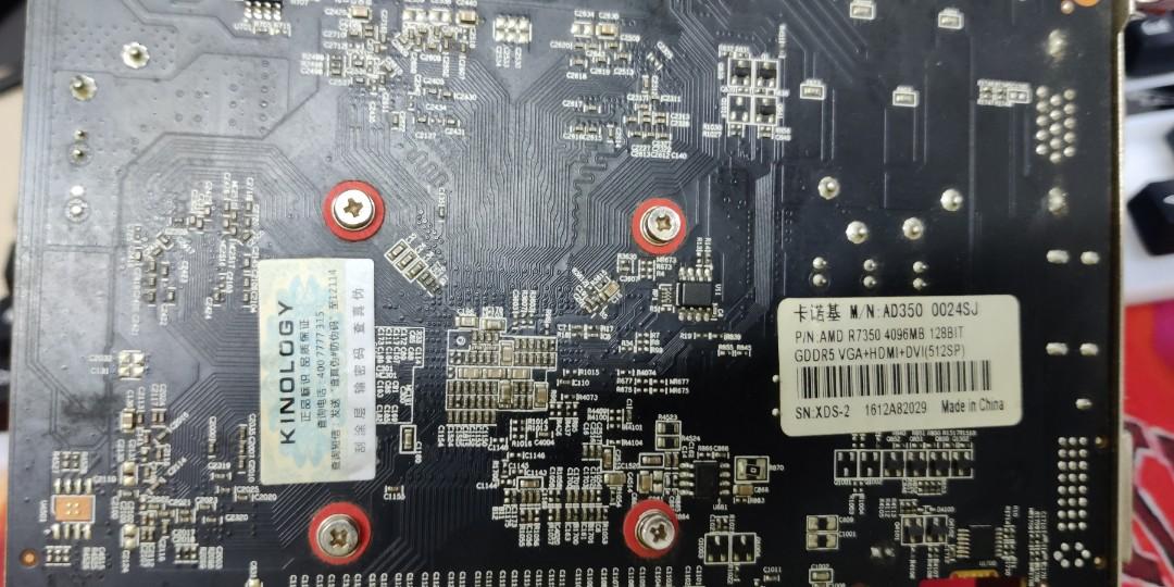 graphics card gpu AMD R7 350 4G Computers Tech Parts