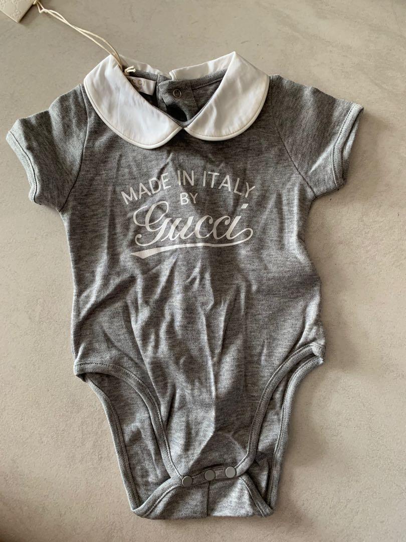 Gucci baby romper (6/9 months), Babies & Kids, Babies & Kids Fashion on