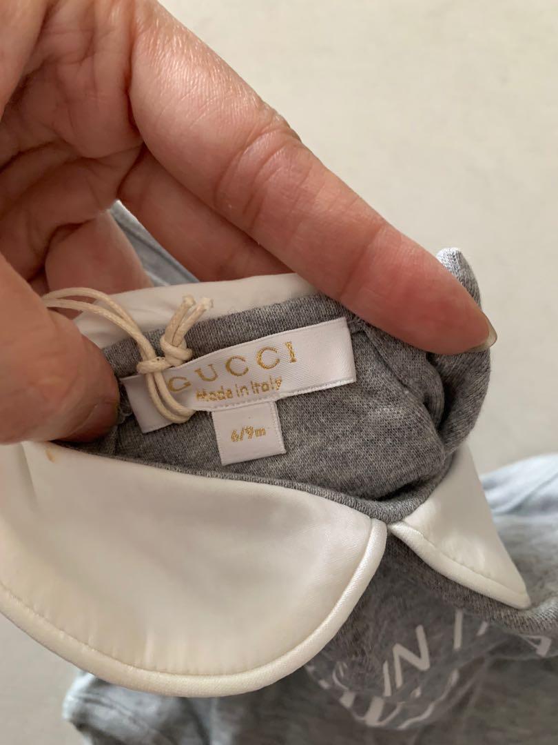Gucci baby romper (6/9 months), Babies & Kids, Babies & Kids Fashion on