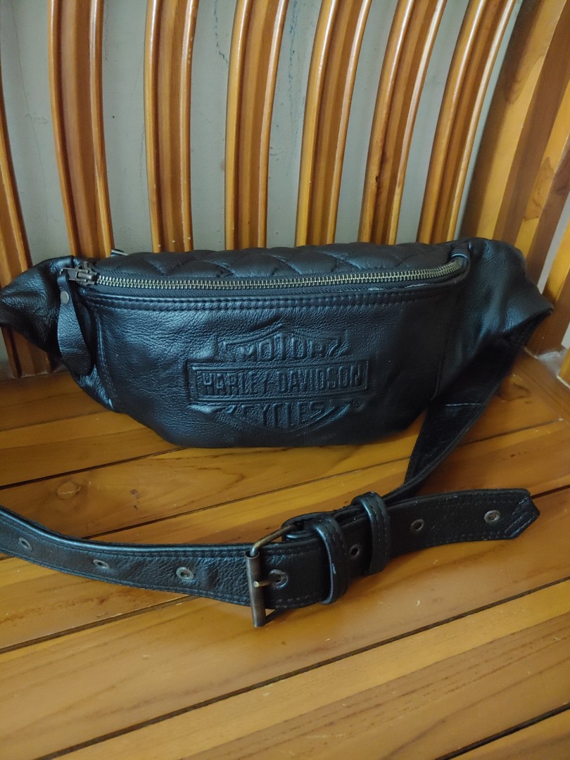 Harley davidson pouchbag Men s Fashion Bags Sling Bags on Carousell