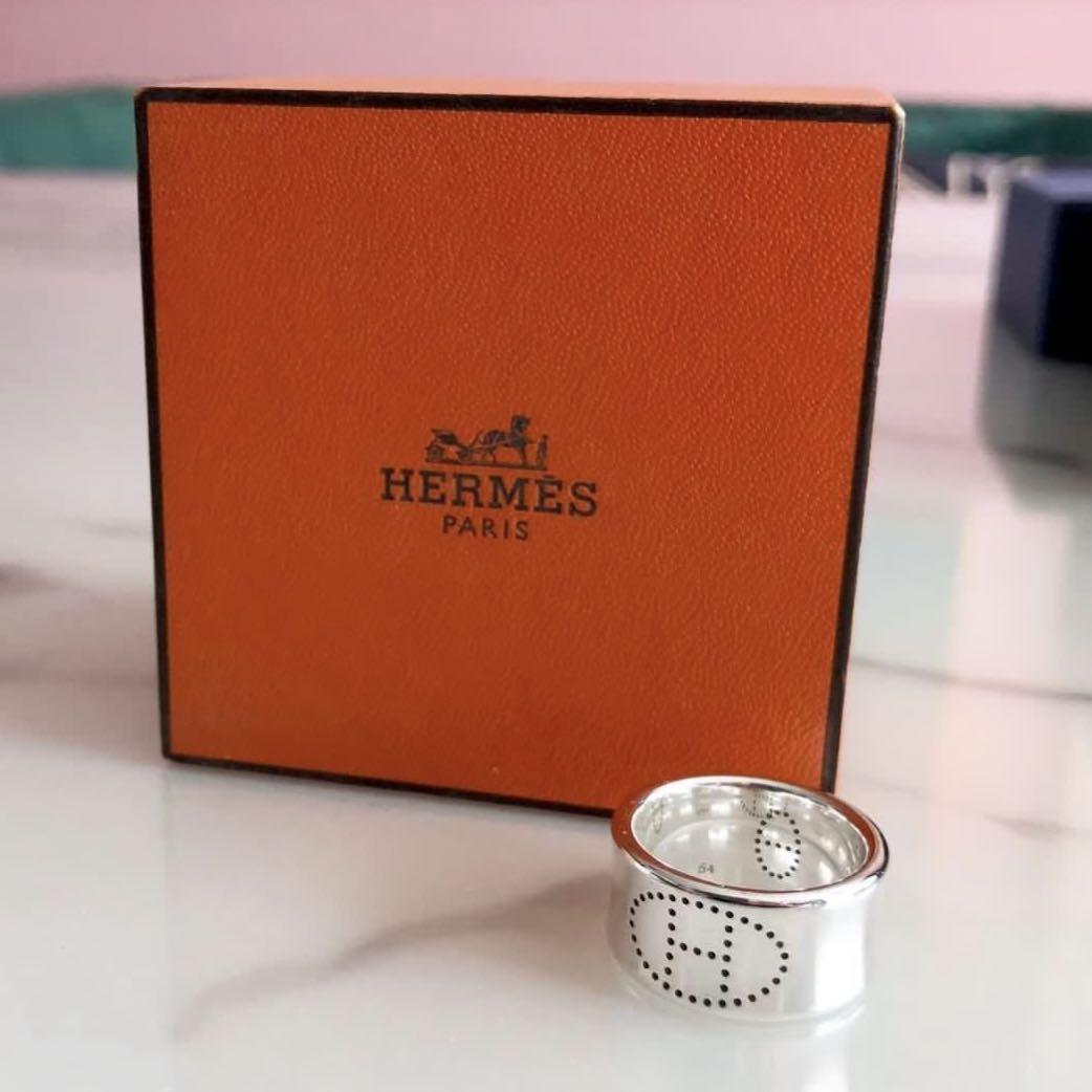 Hermès Eclipse Ruban Ring, Large Model, Luxury, Accessories on Carousell