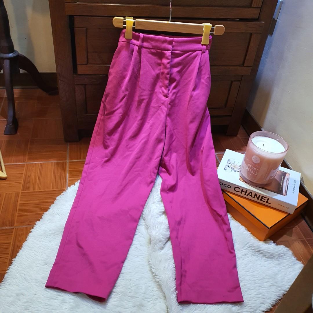 H&M Neon Pink Trousers (Category: Other Bottoms) located in Angeles City. Submitted by declutt.rwithme (Listing ID 1099927399, Image 2). Description: .