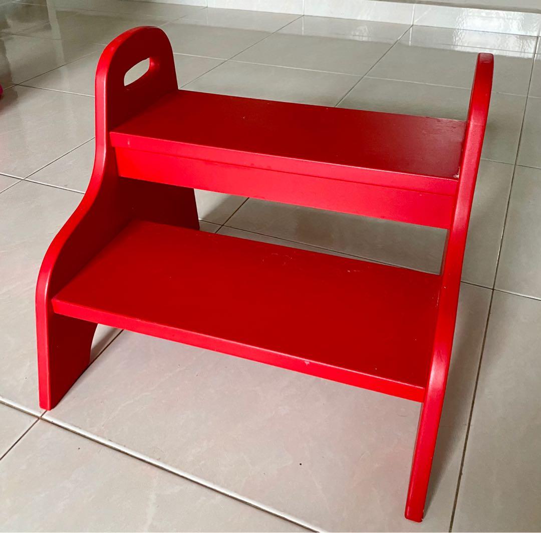 Ikea TROGEN Children step stool chair bench nursery, Babies & Kids