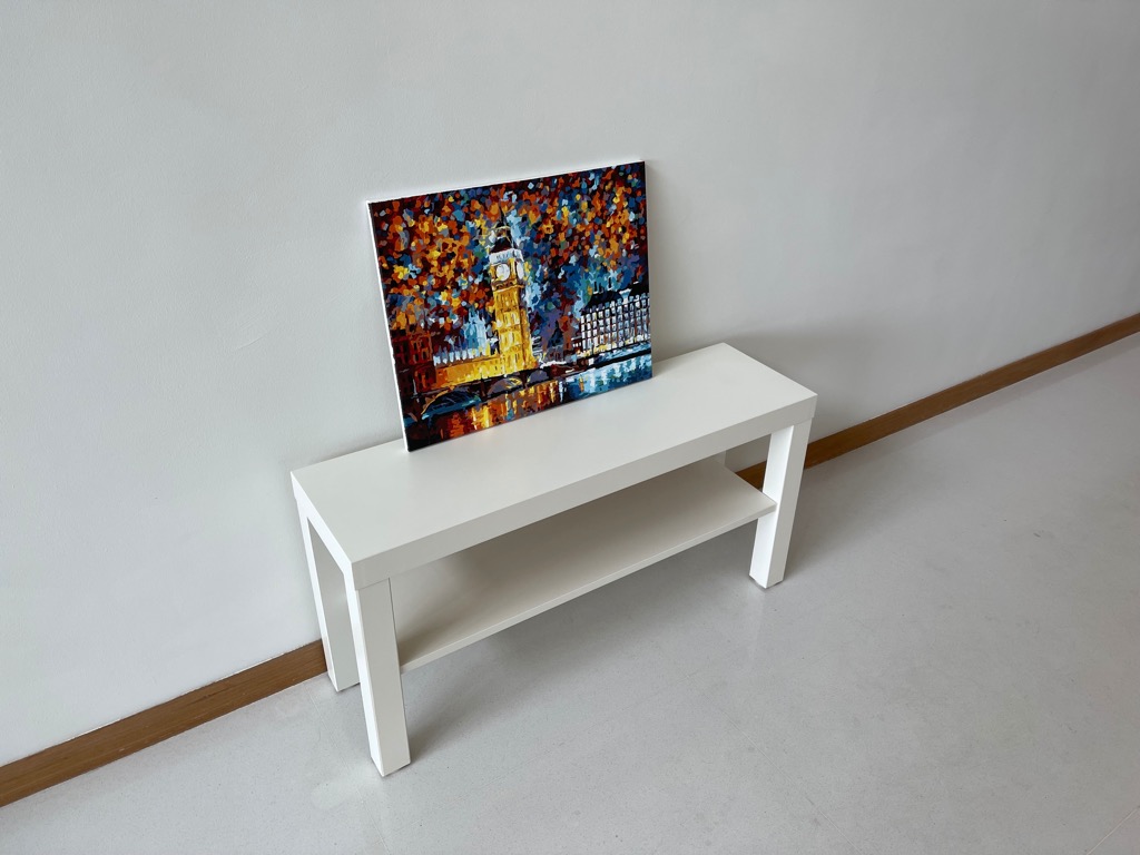 Ikea Lack TV Stand White 90x26x45 cm, Furniture & Home Living