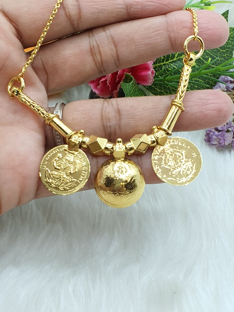 Gold covering hotsell thali chain