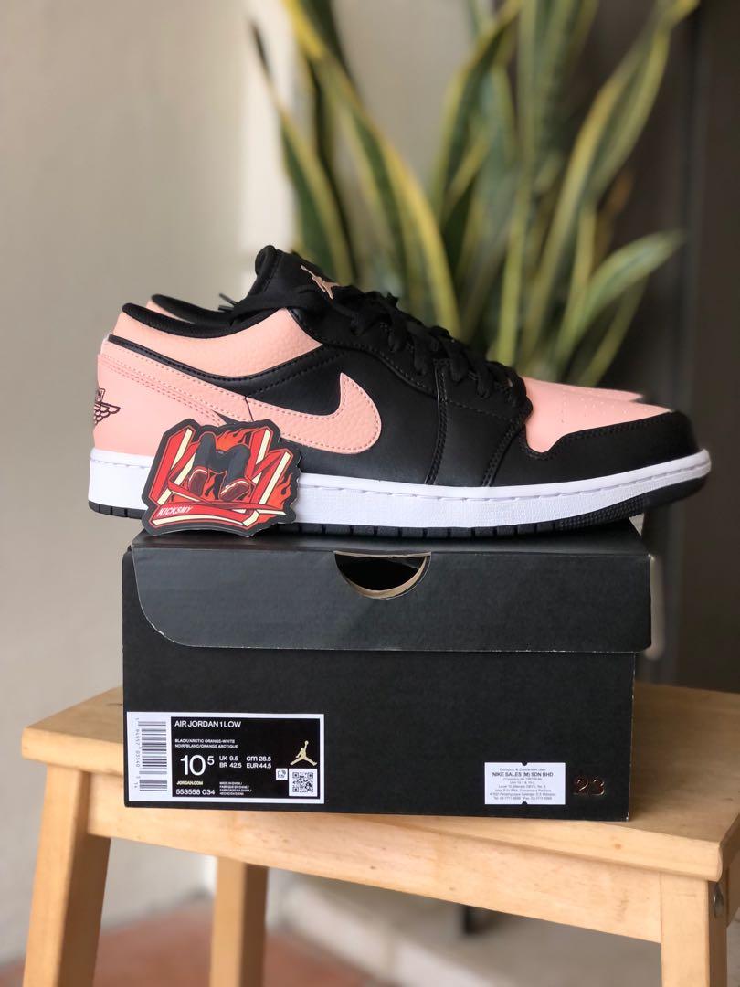 Jordan 1 low crimson tint Men s Fashion Footwear Sneakers on