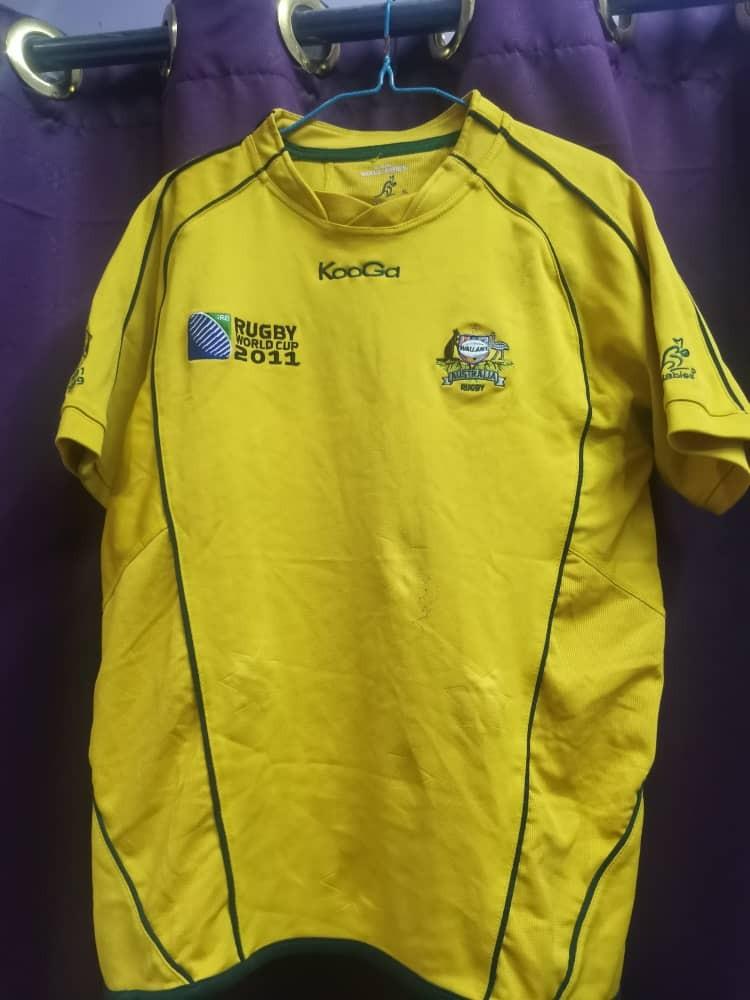 Kooga rugby jersey australia, Men's Fashion, Activewear on Carousell