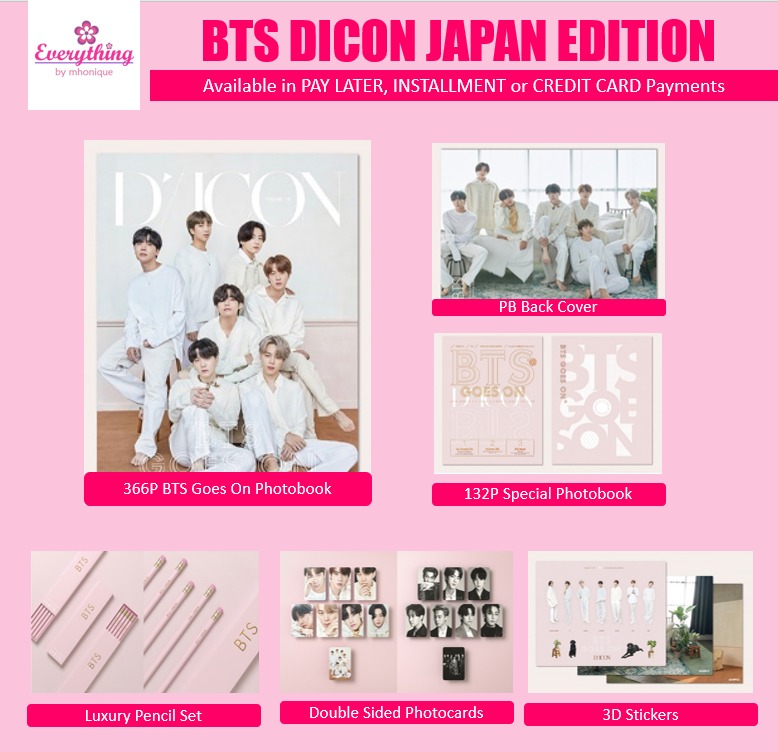 KPOP BTS DICON JAPAN EDITION SEALED, Hobbies & Toys, Memorabilia 