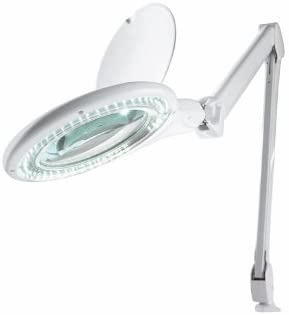 livarno lux led magnifying lamp with 90 powerful energy saving cold light leds furniture home living lighting fans lighting on carousell