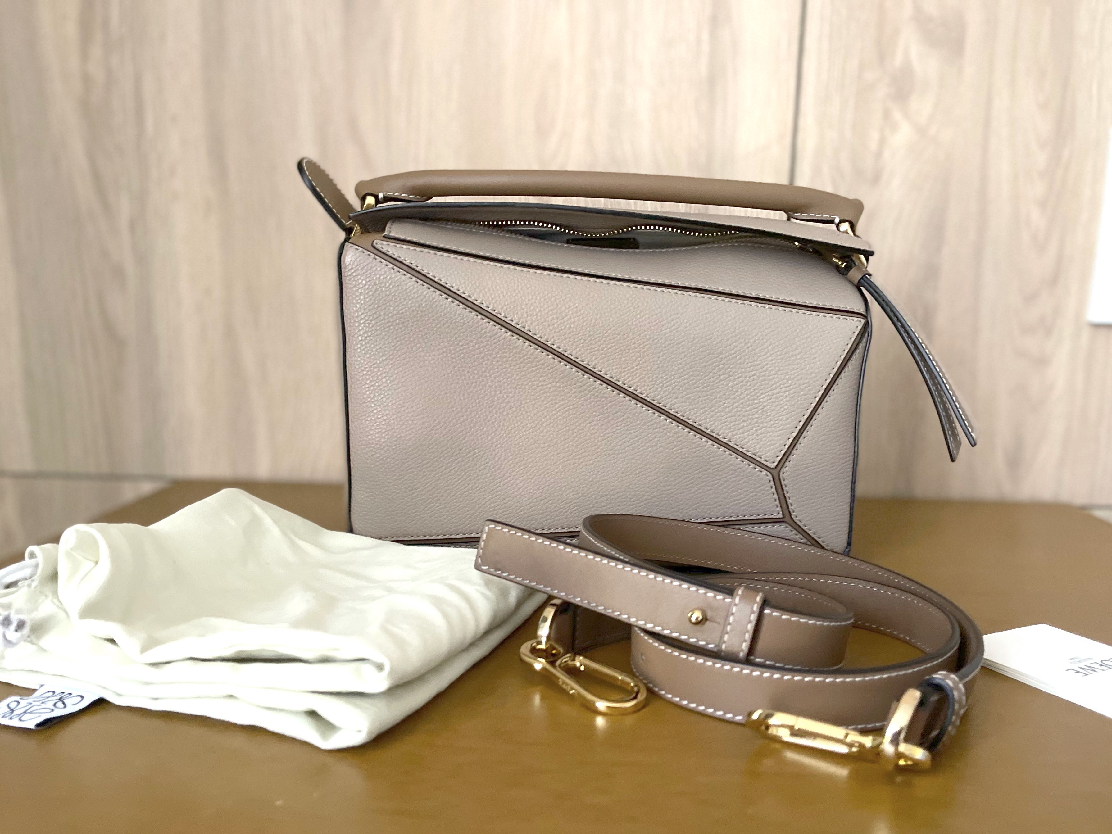 Loewe puzzle bag gold hardware discount