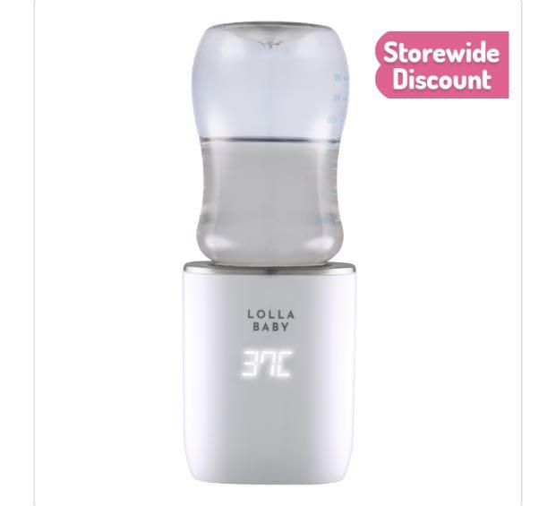 Lollababy Portable Bottle Warmer + Hegen adaptor, Babies & Kids