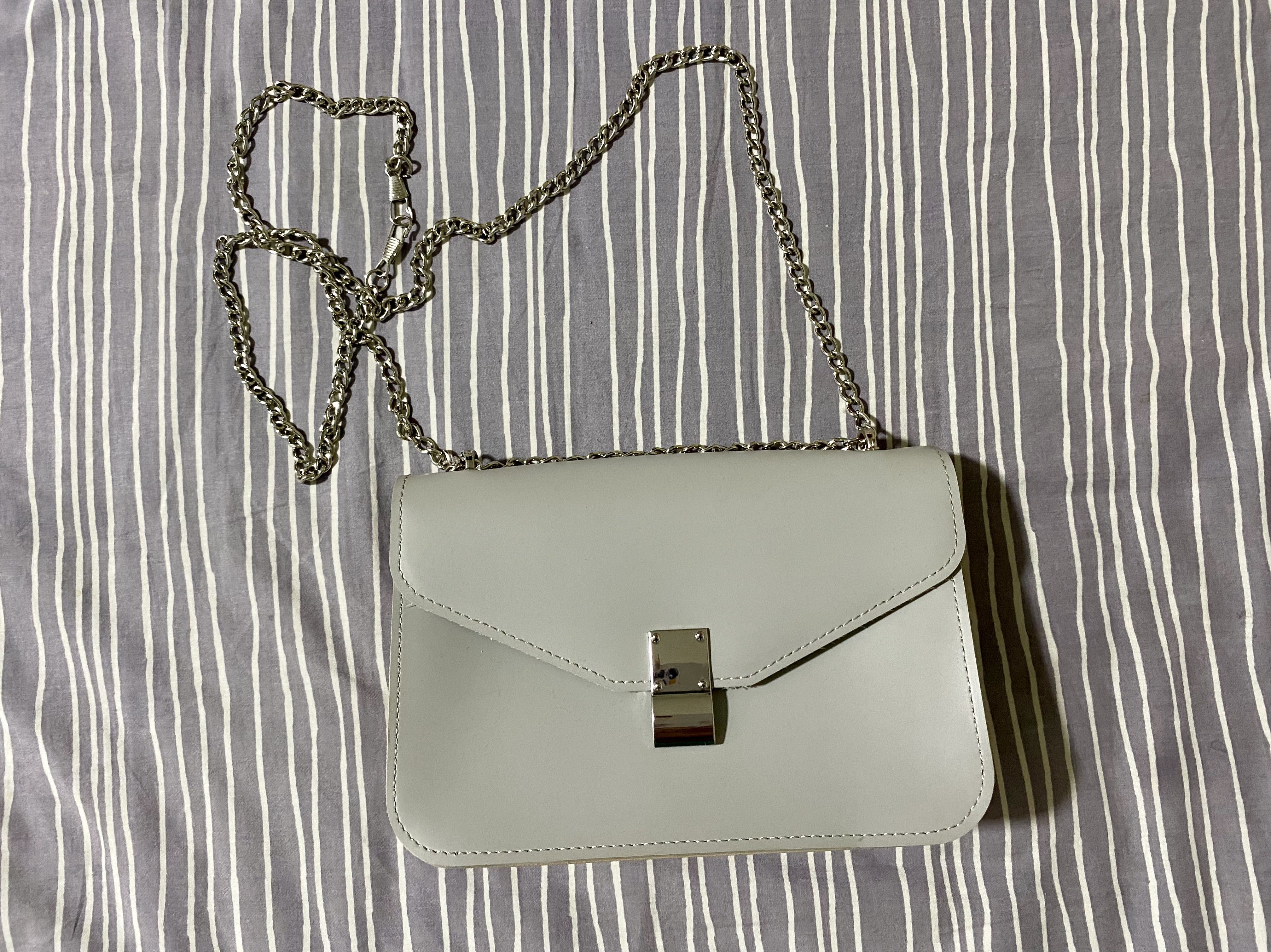 miniso dusty blue crossbody bag, Women's Fashion, Bags & Wallets, Cross