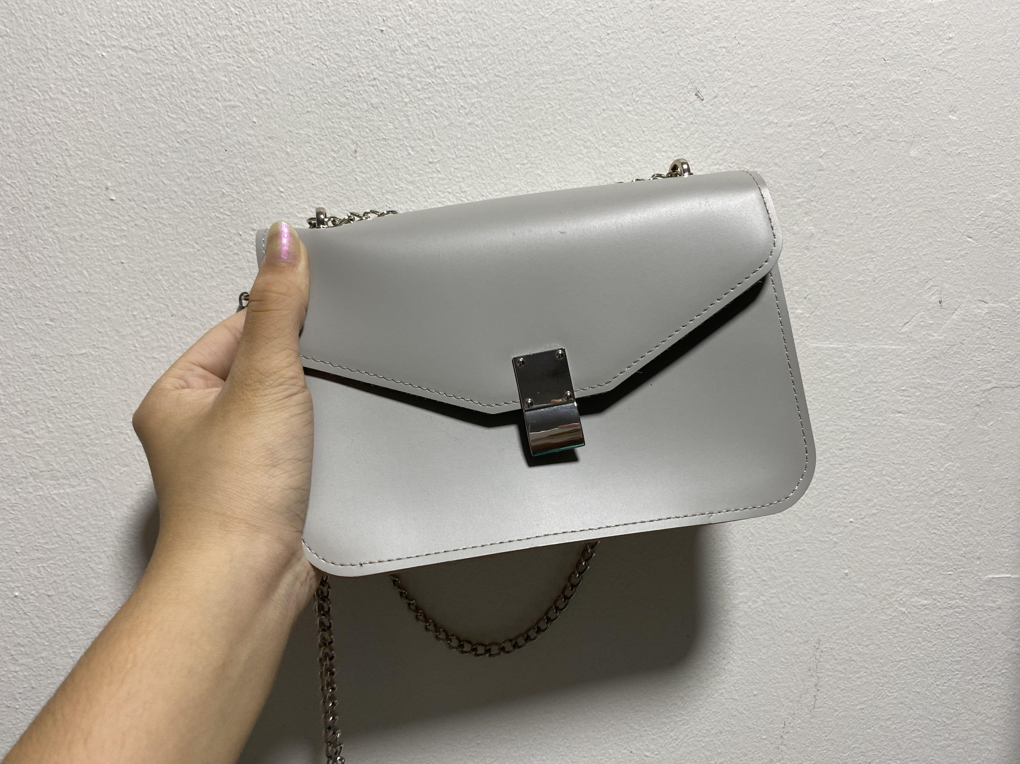 miniso dusty blue crossbody bag, Women's Fashion, Bags & Wallets, Cross