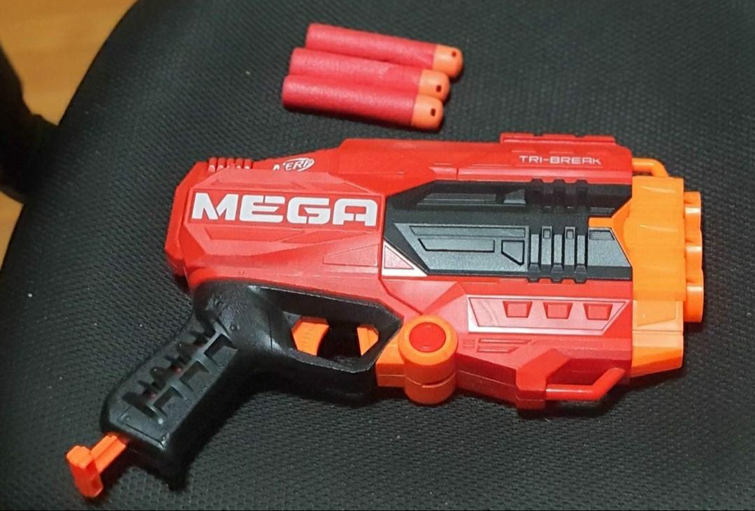 Nerf Mega Tri Break Blaster. Price Negotiable Hobbies Toys