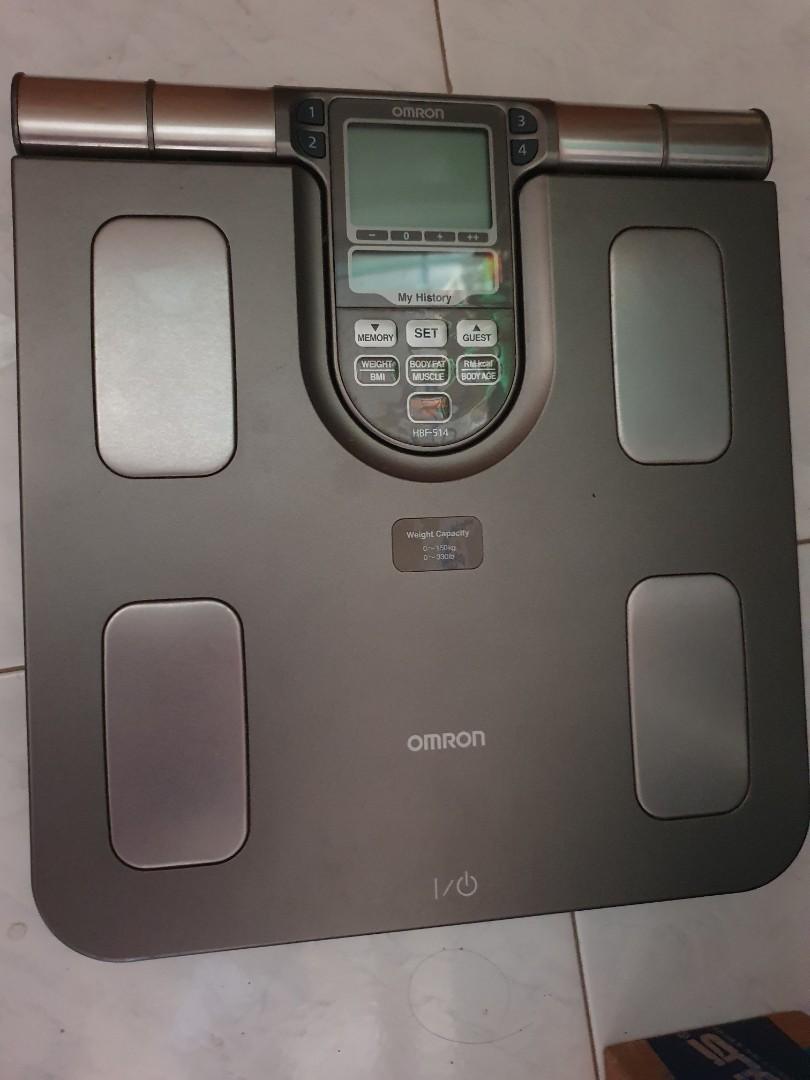 Omron Body Composition Monitor with Scale 7 Fitness Indicators & 90