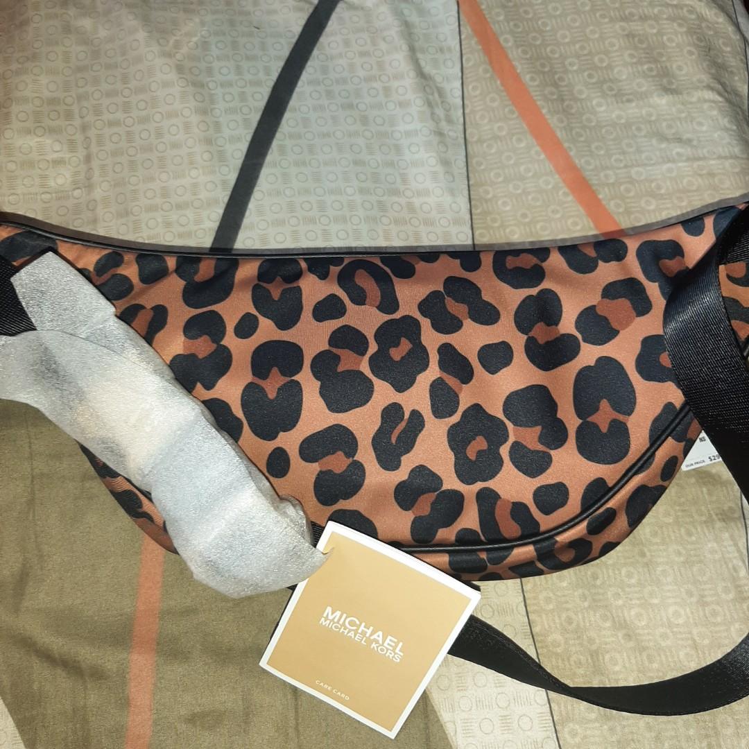 Kelsey Leopard Nylon Backpack | Michael Kors Canada