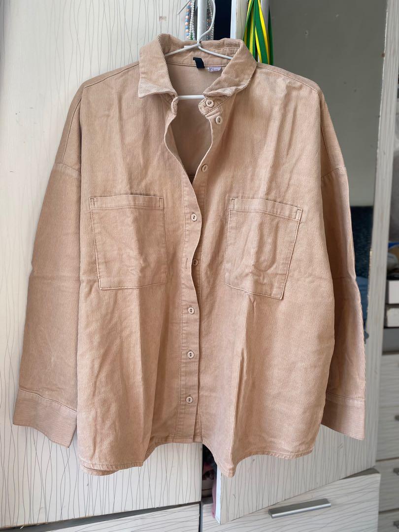 Oversized Corduroy Shirt H\u0026M (Hnm 