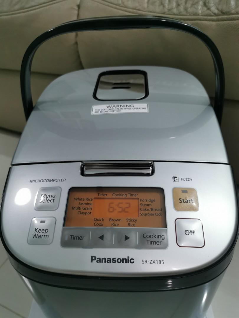 Panasonic Jar Rice cooker 1.8L (model SRZX185), TV & Home Appliances