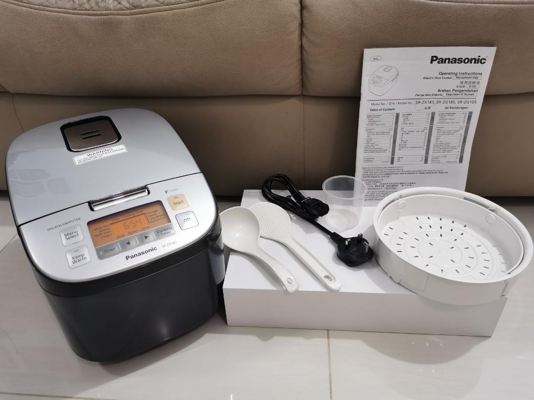 Panasonic Jar Rice cooker 1.8L (model SRZX185), TV & Home Appliances