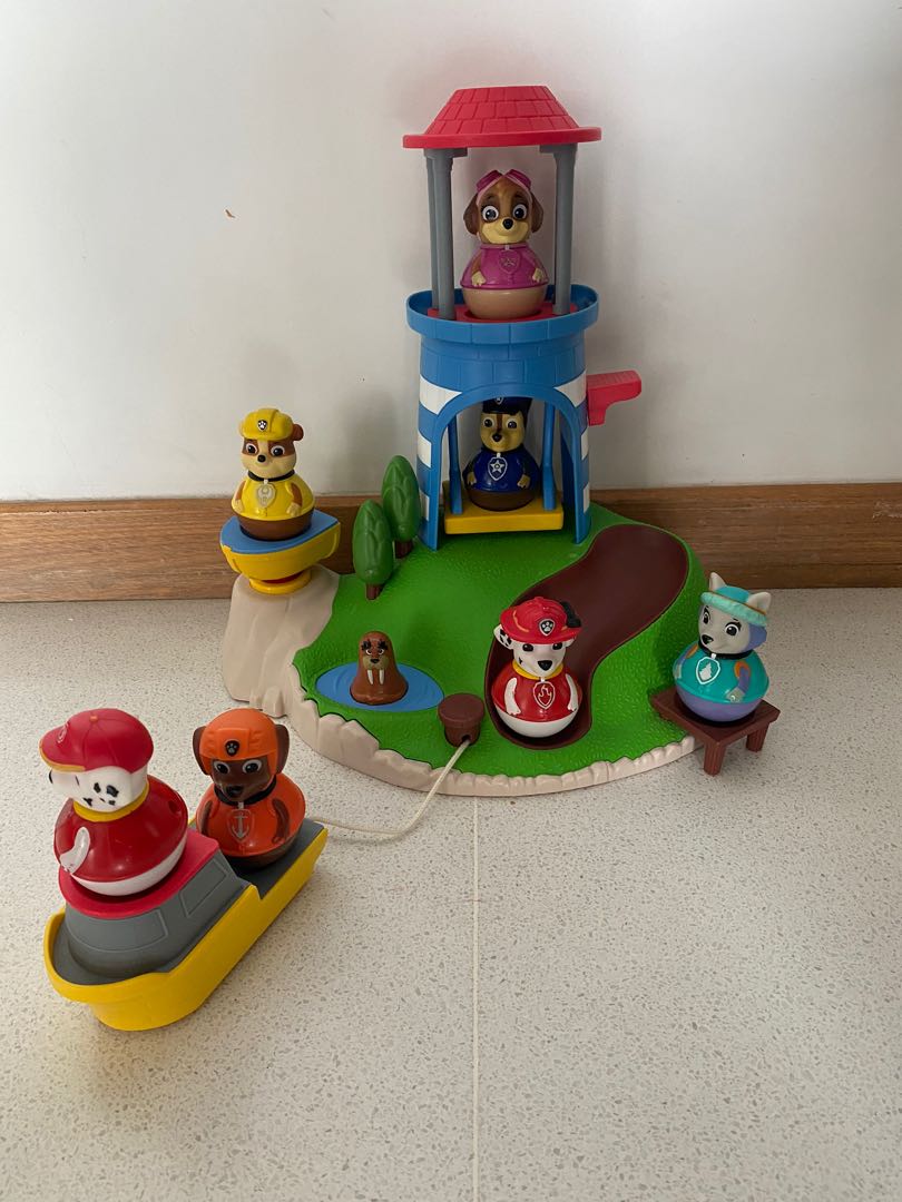 Paw patrol hotsell weebles playset