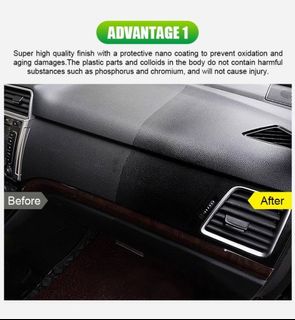 260ml Car Plastic Parts Restore Agent Leather Repair Kit Car Interior  Cleaner Car Dashboard Renovation Restore Polishing Coating