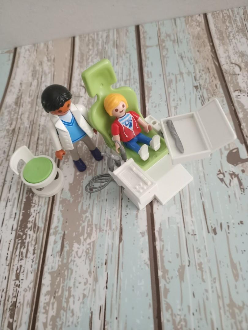 Playmobil dentist shop with patient