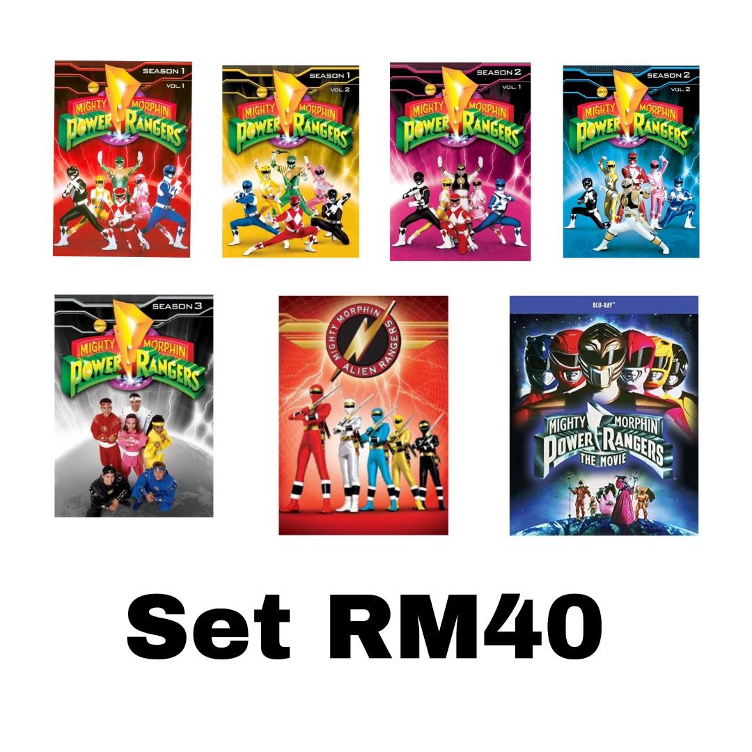 Excluir Propiedad Arturo Pre Order Mp4 Or Dvd Mighty Morphin Power Rangers Set Full Episode (read  description), Hobbies & Toys, Music & Media, CDs & DVDs on Carousell
