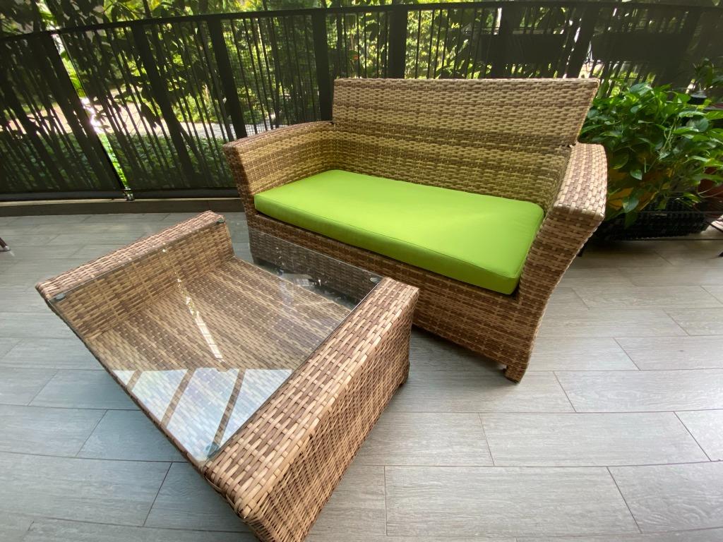 Preloved rattan garden furniture discount