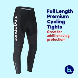 Premium Cycling Full Length Long Compression Tights. With Gel pads! #supportlocal