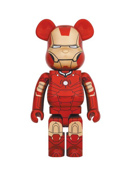 In Stock] BE@RBRICK x Marvel Iron Man Mark III 1000% (Medicom Toy 