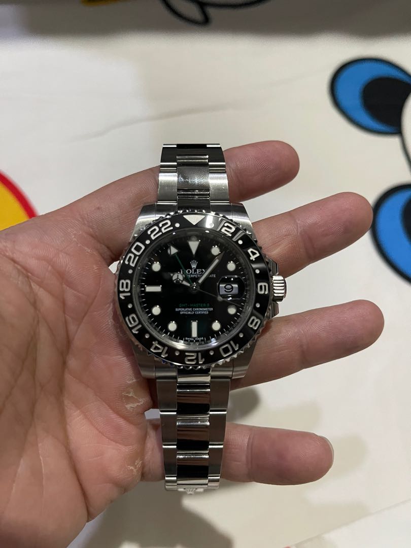 Rolex GMT master black panther Fesyen Pria Jam Tangan di Carousell