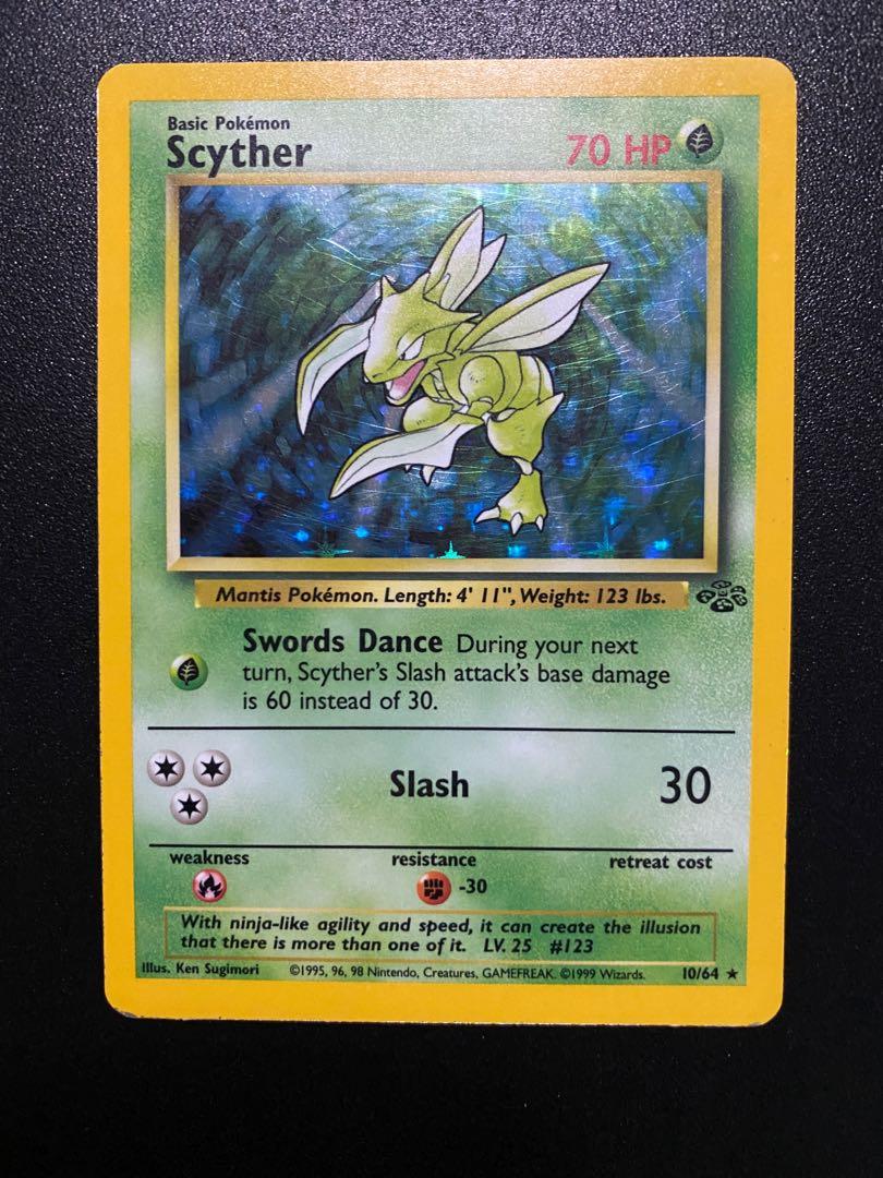 Scyther Jungle Set 1999 Holo (LP) - Pokemon card, Hobbies & Toys, Toys ...