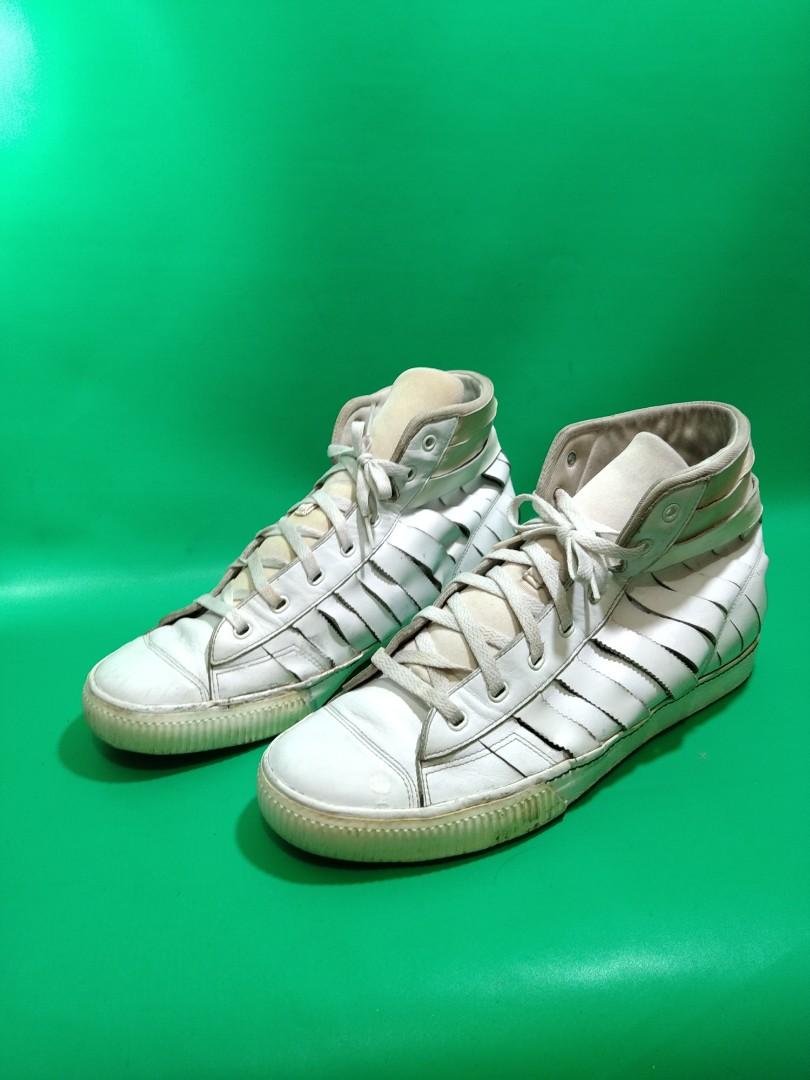 Sepatu Adidas aditennis hi Lux ORI Size 46, Fesyen Pria, Sepatu , Sneakers  di Carousell