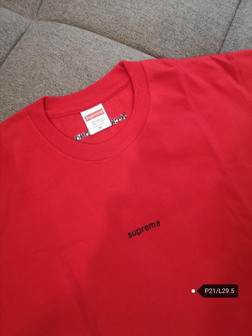 Supreme tee small logo discount