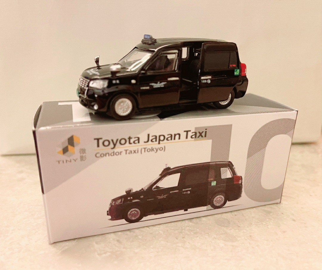 Tiny 10 Toyota Japan Taxi(Condor Taxi Tokyo)日本(東京)的士模型