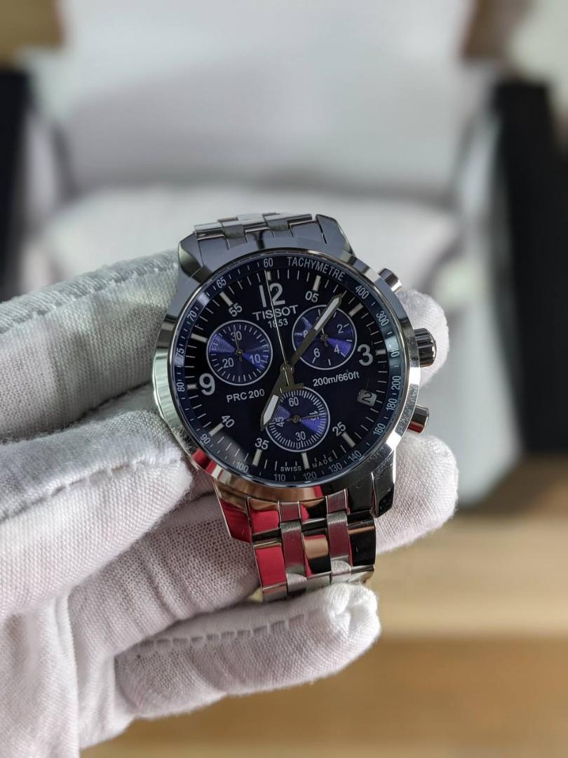 Tissot T-Sport PRC 200 Quartz Chronograph T17.1.586.42, Men's Fashion,  Watches \u0026 Accessories, Watches on Carousell