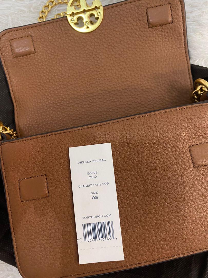 Tory burch chelsea crossbody classic outlet tan