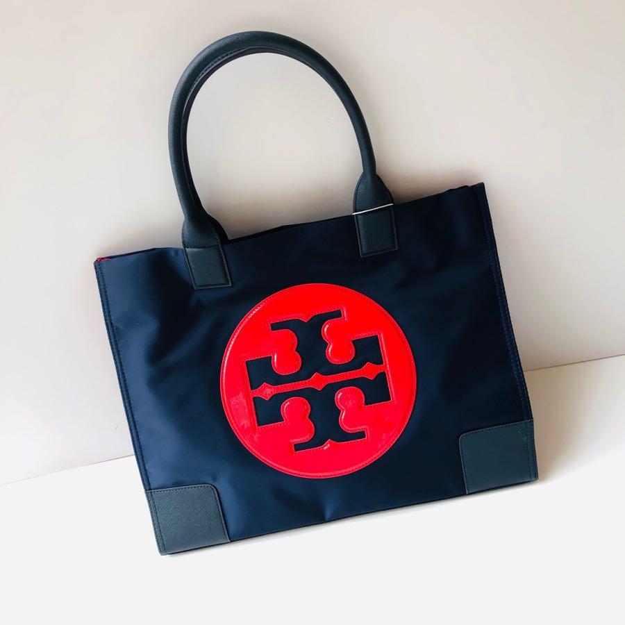 Tory burch ella tote red store