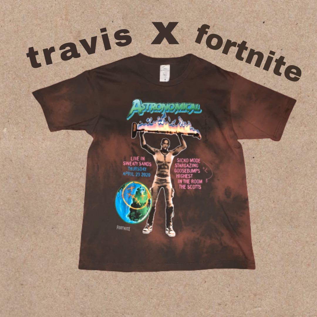 travis scott x fortnite merch
