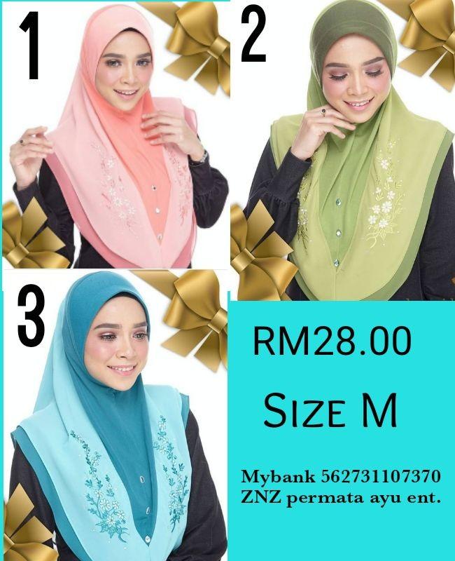 Tudung Nur Kasih Sulam Muslimah Fashion Tops On Carousell