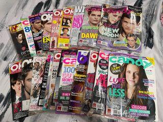 Twilight Saga Magazines (20PCS) with free New Moon Songhits and Tumblr
