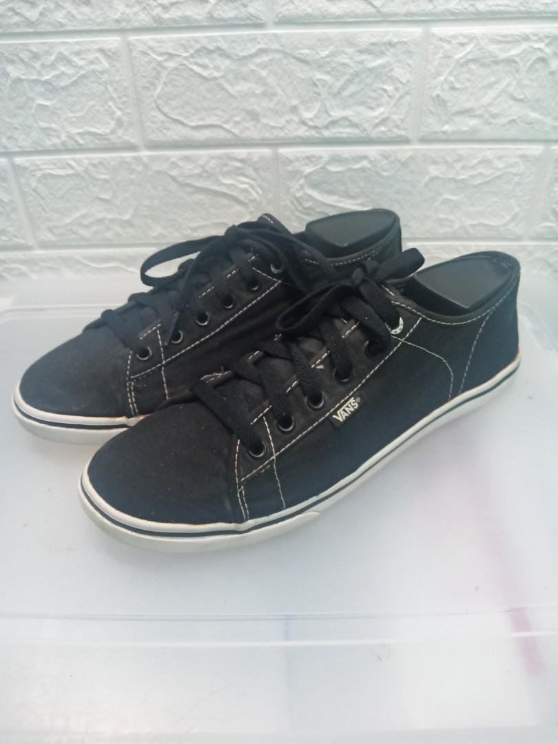 All black vans ferris sales