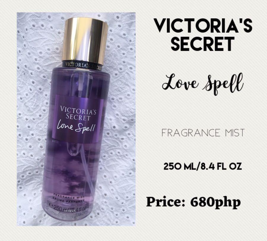 VICTORIA'S SECRET LOVE SPELL PERFUME FRAGRANCE MIST 8.4 OZ