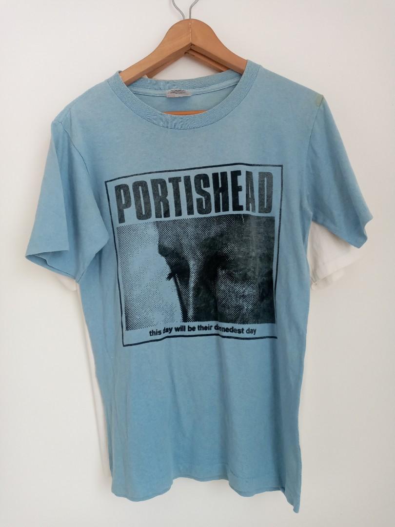 Vintage portishead 90s band shirt, Men's Fashion, Tops & Sets, Tshirts